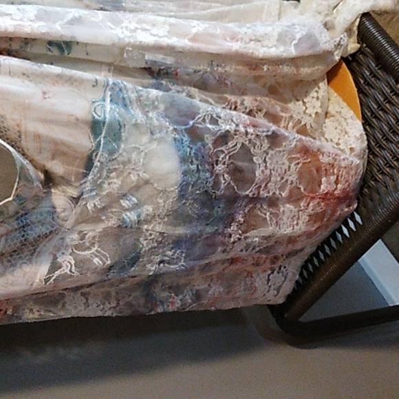 Closet Full brand Ladies sleeveless lace cover up topper cardigan floral   T1 - Picture 4 of 11